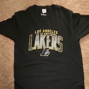 Fanatics Black Los Angeles Lakers Tee
